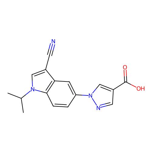 Tigulixostat,1287766-55-5,10mM in DMSO,阿拉丁产品图