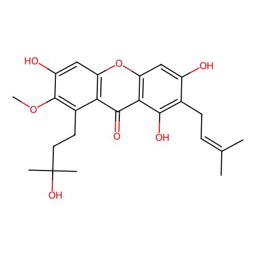 Garcinone D,107390-08-9,10mM in DMSO,阿拉丁产品图