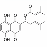 (β,β-二甲基丙烯酰基)紫草素，24502-79-2，≥90%(HPLC)，阿拉丁