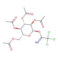 (2R，3R，4S，5R，6R)-2-(乙酰氧基甲基)-6-(2，2，2-三氯-1-亚氨基乙氧基)四氢-2H-吡喃-3，4，5-三基 三乙酸酯，74808-10-9，≥98%，阿拉丁