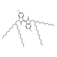 (E)-6-溴-3-(6-溴-1-(2-辛基十二烷基)-2-氧代二氢吲哚-3-亚基)-1-(2-辛基十二烷基)二氢吲哚-2-酮,1375101-06-6,≥97%,阿拉丁