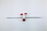 四氟直孔节门,i-Quip™, 材质:PTFE/玻璃;颜色:白色/红色/透明