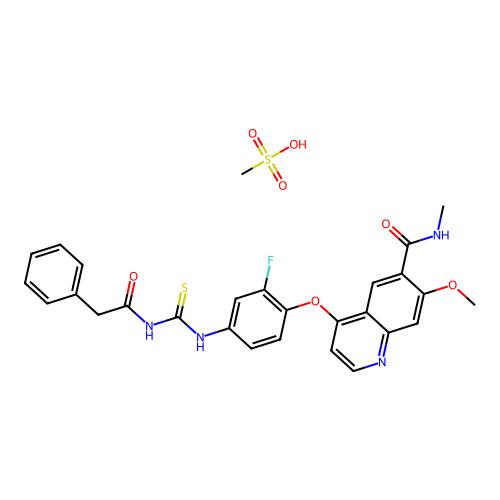 Pamufetinib mesylate,1688673-09-7,10mM in DMSO,阿拉丁产品图