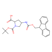 N-Boc-反式-4-(Fmoc-氨基)-L-脯氨酸,176486-63-8,≥97%,阿拉丁