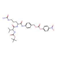 Boc-Val-Cit-PAB-PNP，870487-10-8，10mM in DMSO，阿拉丁