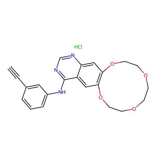 Icotinib Hydrochloride,1204313-51-8,10mM in DMSO,阿拉丁产品图