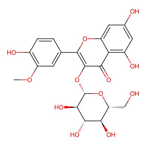 Isorhamnetin-3-O-glucoside,5041-82-7,10mM in DMSO,阿拉丁产品图