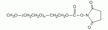 Succinimidyl PEG NHS, mPEG-NHS,≥95%, MW 750 Da,阿拉丁产品图
