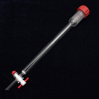 具砂板闪式层析柱,带具孔盖，i-Quip™, 材质:高硼硅玻璃;颜色:透明;磨口:24/40;节门:2mm