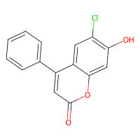 6-氯-7-羟基-4-苯基-2H-苯并吡喃-2-酮,53391-72-3,10mM in DMSO,阿拉丁