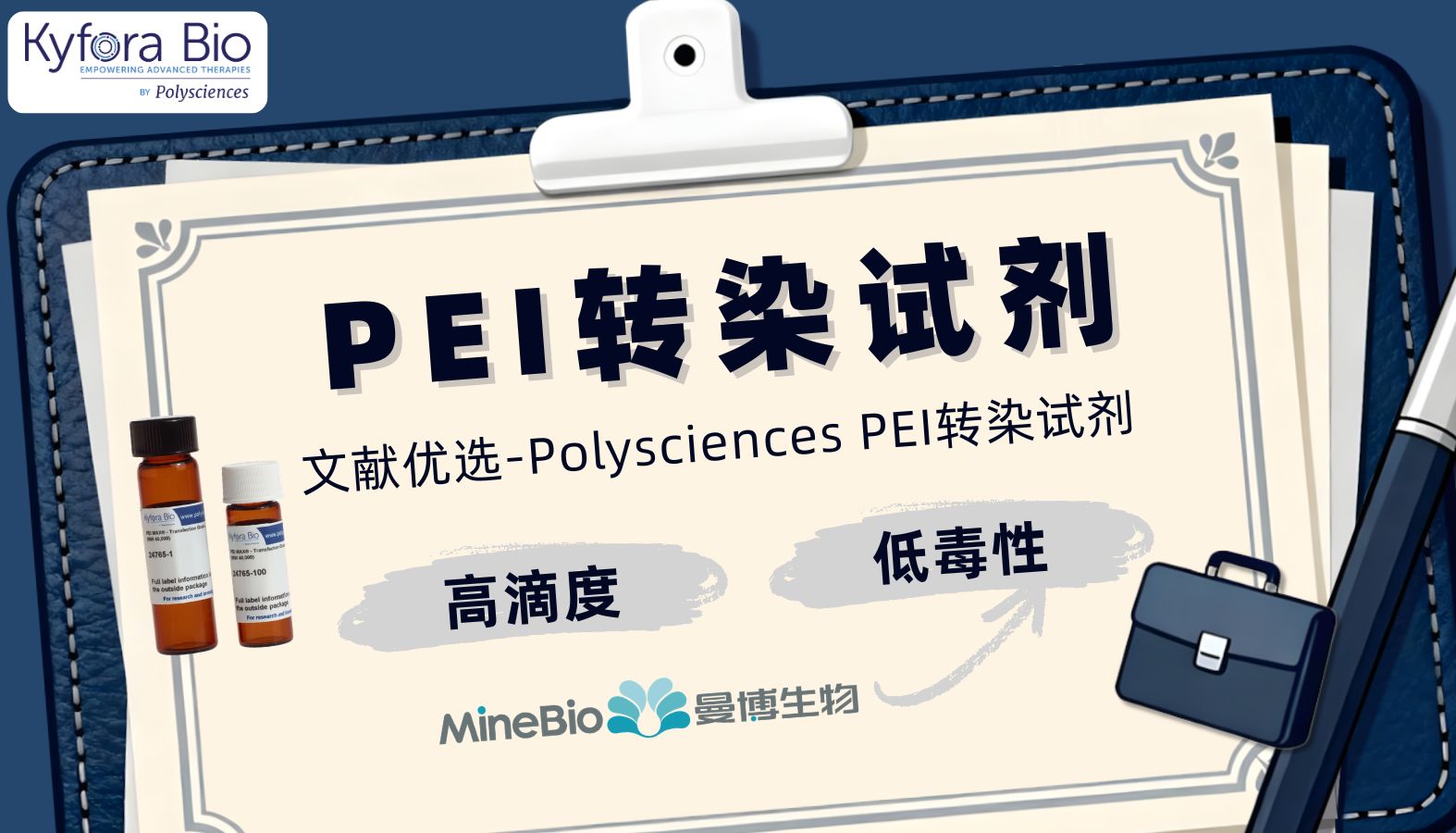 Polysciences|PEI转染试剂|293T|Expi293|CHO-S蛋白抗体瞬转