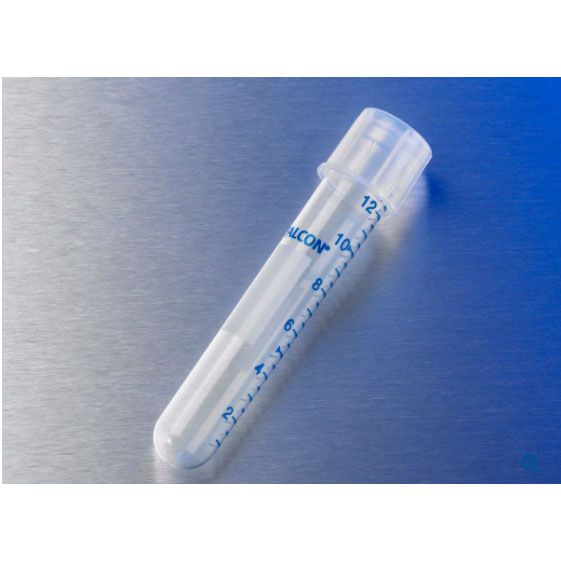 Corning/康宁352059 14ml圆底试管聚丙烯具印制刻度锁扣帽