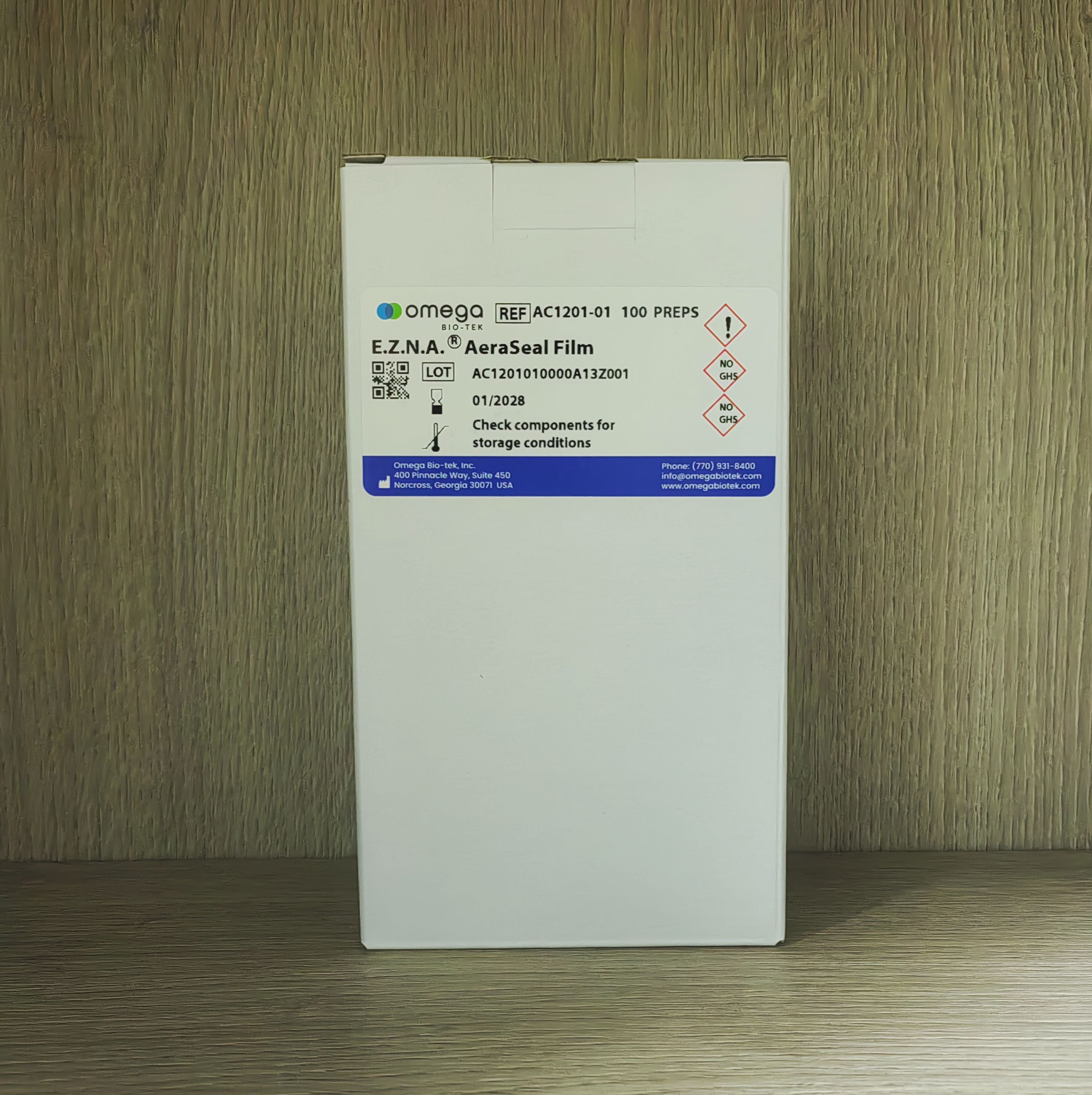 Omega 96孔可透气封口膜 AC1201-01