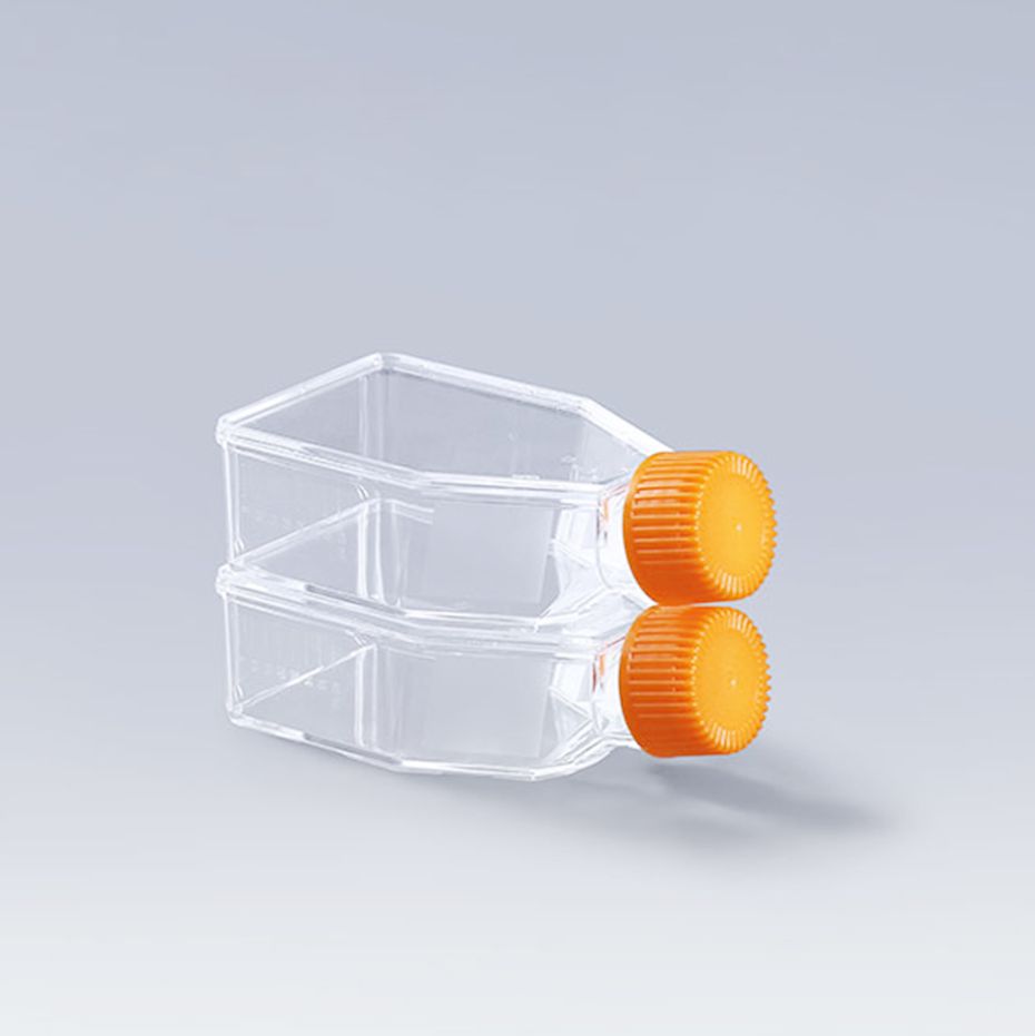 25cm²细胞培养瓶，透气盖，TC处理
