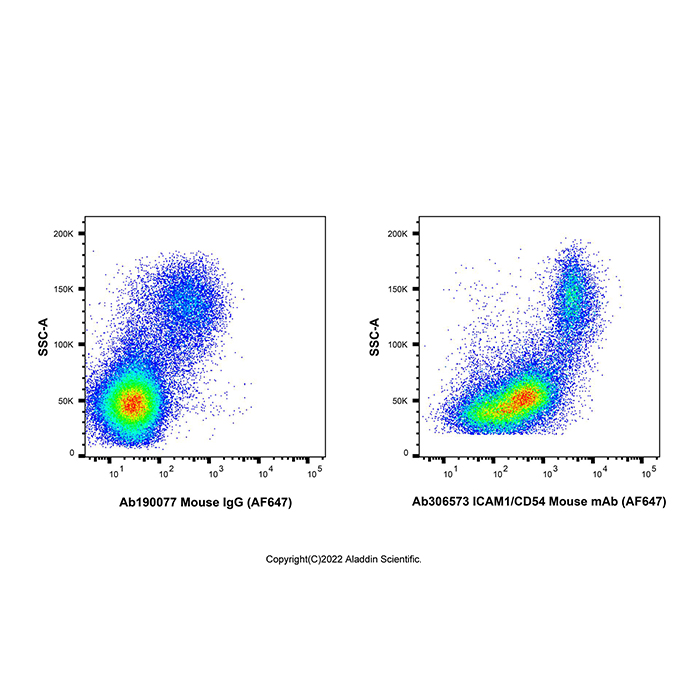 ICAM1/CD54 Mouse mAb (AF647)，ExactAb™,已验证,5 μL/test，阿拉丁
