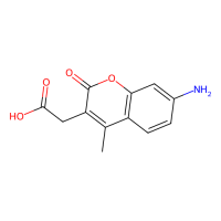 7-氨基-4-甲基香豆素-3-乙酸(AMCA),106562-32-7,适用于荧光分析, Ex:387nm, Em:470nm, ≥90%(HPLC),阿拉丁