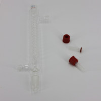 格式蛇型冷凝器(GRAHAM),具可拆式小咀接头,i-Quip™, 材质:高硼硅玻璃;颜色:透明