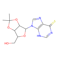 2'，3'-O-异亚丙基-6-巯基嘌呤核糖苷，5856-48-4，≥95%，阿拉丁
