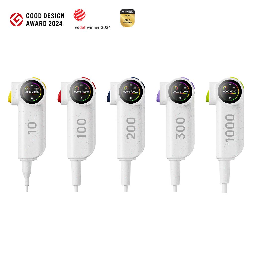 术也 @Pette Mini 智能单道电动移液器 实验室移液枪（0.5-1000μL）