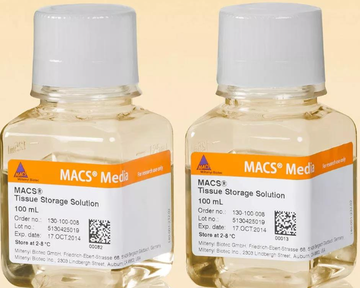美天旎 MACS 组织储存溶液 (130-100-008)：原代细胞样本活性与表位的守护者