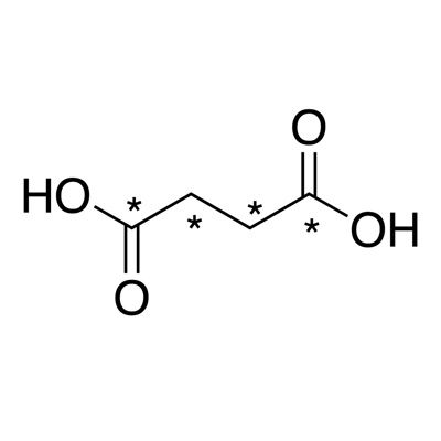 琥珀酸 (¹³C₄, 99%)