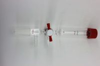 多肽固相合成管，i-Quip™, 材质:高硼硅玻璃;颜色:透明;类型:带下磨口、连接小咀和T型四氟节门