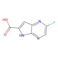 2-fluoro-5H-pyrrolo[2,3-b]pyrazine-6-carboxylic acid，1016241-84-1，≥95%，阿拉丁