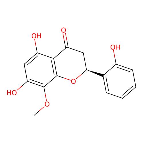 (S)-5,7-Dihydroxy-2-(2-hydroxyphenyl)-8-methoxychroman-4-one,112408-71-6,≥95%,阿拉丁产品图