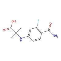 2-((4-Carbamoyl-3-fluorophenyl)amino)-2-methylpropanoic acid,1242137-20-7,≥98%,阿拉丁