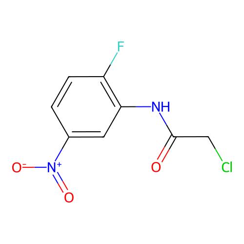 2-chloro-N-(2-fluoro-5-nitrophenyl)acetamide,379254-83-8,≥95%,阿拉丁产品图