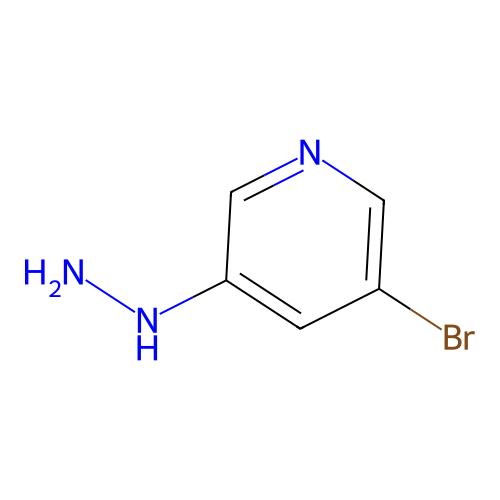 3-Bromo-5-hydrazinylpyridine，801203-50-9，≥98%，阿拉丁产品图