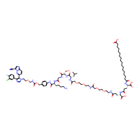 18-[[(1S)-4-[[(1S)-4-[2-[2-[2-[2-[2-[2-[[(2S)-1-[[(2S)-1-[[2-[[(2S)-6-amino-1-[4-[2-[4-(3-chloro-4-fluorophenyl)-5-(3-cyanoimidazo[1,2-b]pyridazin-6-yl)imidazol-1-yl]ethoxymethylcarbamoyloxymethyl]anilino]-1-oxohexan-2-yl]amino]-2-oxoethyl]amino]-3-hydrox