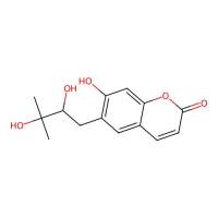 2H-1-Benzopyran-2-one, 6-(2,3-dihydroxy-3-methylbutyl)-7-hydroxy-，46992-81-8，≥95%，阿拉丁