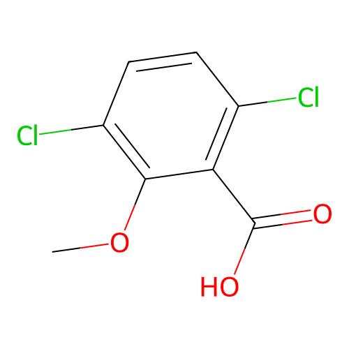 麦草畏,1918-00-9,Moligand™, 10 mM in DMSO,阿拉丁产品图