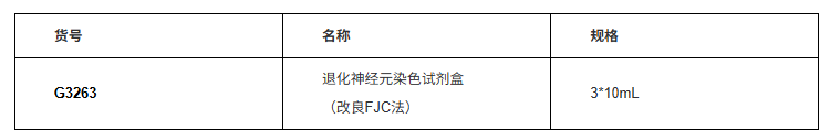 产品星推荐|“退化神经元染色-改良FJC法”重磅回归 — —精准定位神经退行性病变，助力脑科学研究新突破