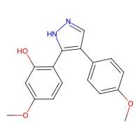 5-methoxy-2-[4-(4-methoxyphenyl)-1H-pyrazol-3-yl]phenol，948901-10-8，阿拉丁