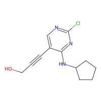3-(2-Chloro-4-(cyclopentylamino)-5-pyrimidinyl)-2-propyn-1-ol,1374639-76-5,≥95%,阿拉丁