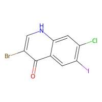 3-Bromo-7-chloro-6-iodoquinolin-4-OL，1021913-04-1，≥95%，阿拉丁