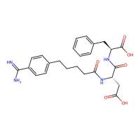 (3S)-3-[5-(4-carbamimidoylphenyl)pentanoylamino]-4-[[(1S)-1-carboxy-2-phenylethyl]amino]-4-oxobutanoic acid，145643-15-8，阿拉丁