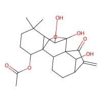 (9,10,18-Trihydroxy-12,12-dimethyl-6-methylidene-7-oxo-17-oxapentacyclo[7.6.2.15,8.01,11.02,8]octadecan-15-yl) acetate，28957-08-6，≥99%，阿拉丁