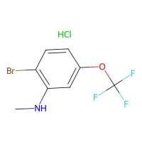 2-Bromo-N-methyl-5-(trifluoromethoxy)aniline hydrochloride，1215206-76-0，≥97%，阿拉丁