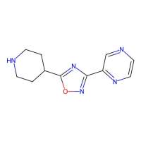 2-(5-Piperidin-4-yl-1,2,4-oxadiazol-3-yl)pyrazine，849925-00-4，≥97%，阿拉丁