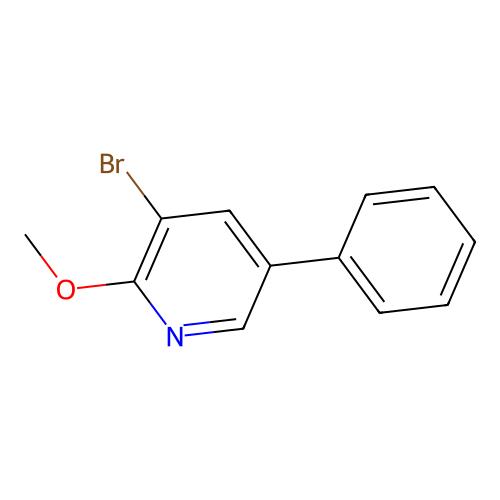 3-Bromo-2-methoxy-5-phenylpyridine,1428234-54-1,≥97%,阿拉丁产品图