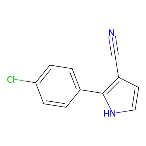2-(4-Chlorophenyl)-1H-pyrrole-3-carbonitrile,122453-02-5,≥95%,阿拉丁产品图