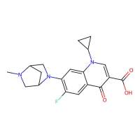 1-Cyclopropyl-6-fluoro-7-(5-methyl-2,5-diazabicyclo[2.2.1]heptan-2-yl)-4-oxoquinoline-3-carboxylic acid，1217683-55-0，≥99%，阿拉丁