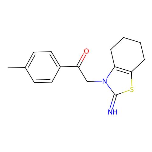2-(2-Imino-4,5,6,7-tetrahydro-1,3-benzothiazol-3-yl)-1-(4-methylphenyl)ethanone,206983-57-5,≥97%,阿拉丁产品图