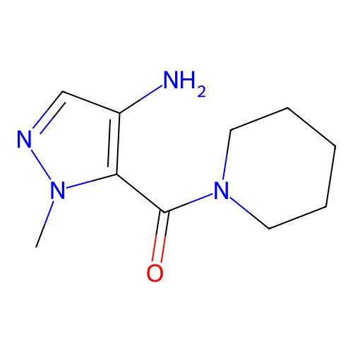 (4-amino-1-methyl-1H-pyrazol-5-yl)(piperidin-1-yl)methanone,1001500-82-8,阿拉丁产品图