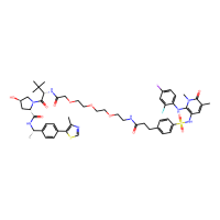(2S,4R)-1-[(2S)-2-[[2-[2-[2-[2-[3-[4-[[2-(2-fluoro-4-iodoanilino)-1,5-dimethyl-6-oxopyridin-3-yl]sulfamoyl]phenyl]propanoylamino]ethoxy]ethoxy]ethoxy]acetyl]amino]-3,3-dimethylbutanoyl]-4-hydroxy-N-[(1S)-1-[4-(4-methyl-1,3-thiazol-5-yl)phenyl]ethyl]pyrrol