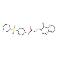 3-(4-oxo-3(4H)-quinazolinyl)-N-[4-(1-piperidinylsulfonyl)phenyl]propanamide，701225-07-2，≥99%，阿拉丁
