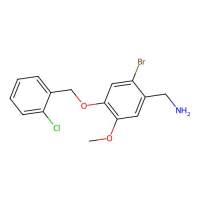 (2-Bromo-4-((2-chlorophenyl)methoxy)-5-methoxyphenyl)methanamine,937598-86-2,≥97%,阿拉丁